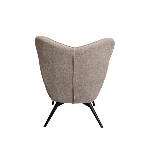 Fauteuil Black Vicky Light Brown Kare Design Fauteuil 70421