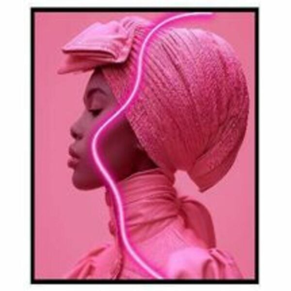 Fotolijst Pink Woman LED 80x80cm Kare Design Fotolijst 56577