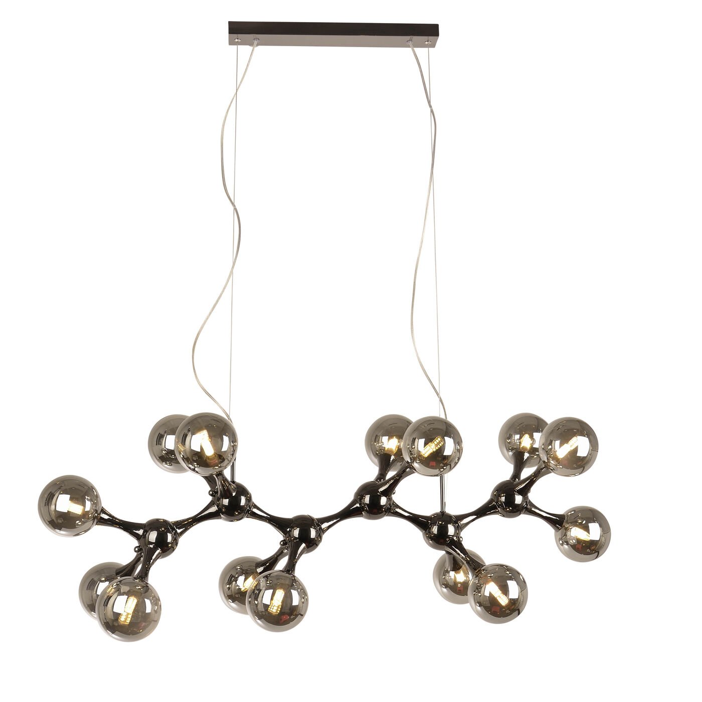 Hanglamp Atomic Bals Brass 190cm Kare Design Hanglamp 56676