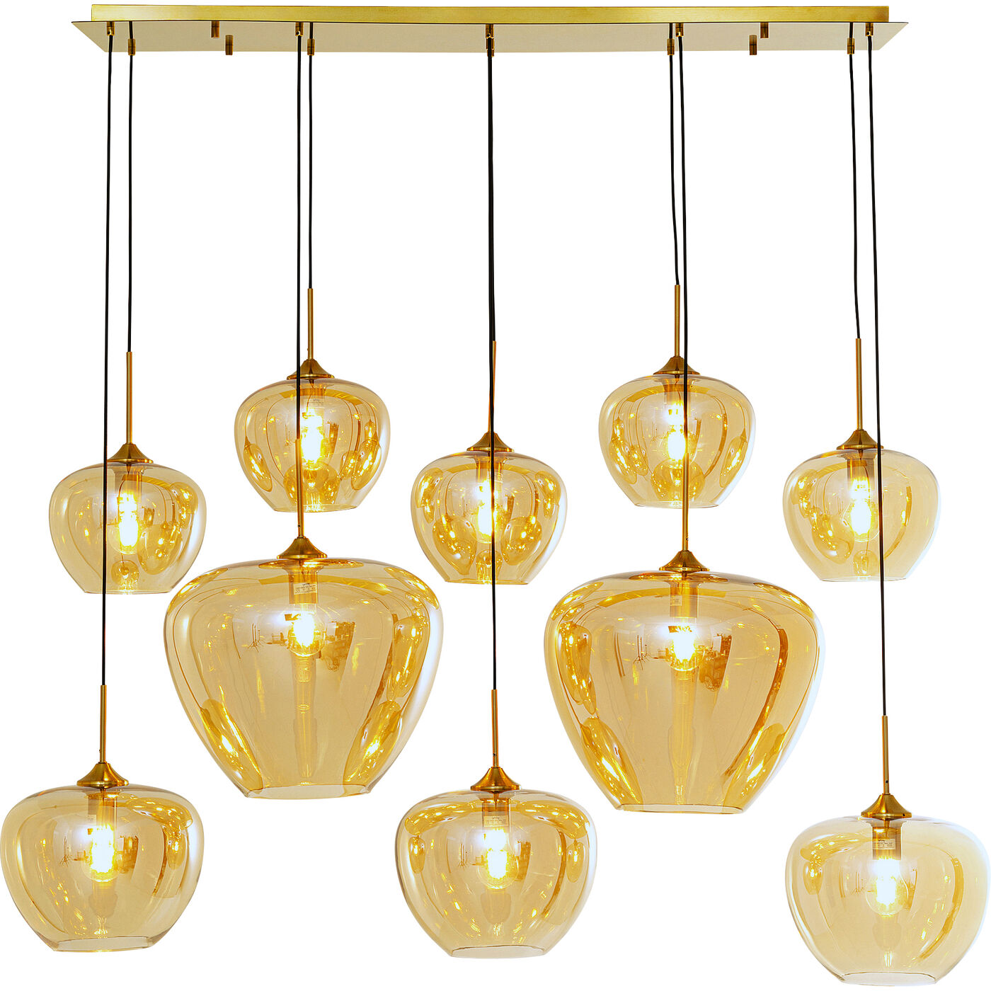 Hanglamp Sphere Amber 52x146cm Kare Design Hanglamp 56699