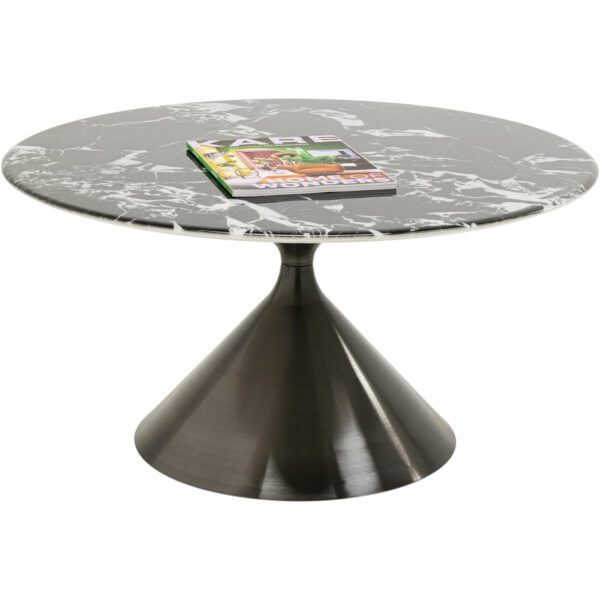 Salontafel Mambo Black Ø80cm Kare Design Salontafel 70274