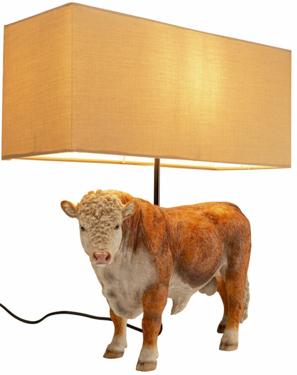 Tafellamp Animal Cow 51cm Kare Design Tafellamp 56879