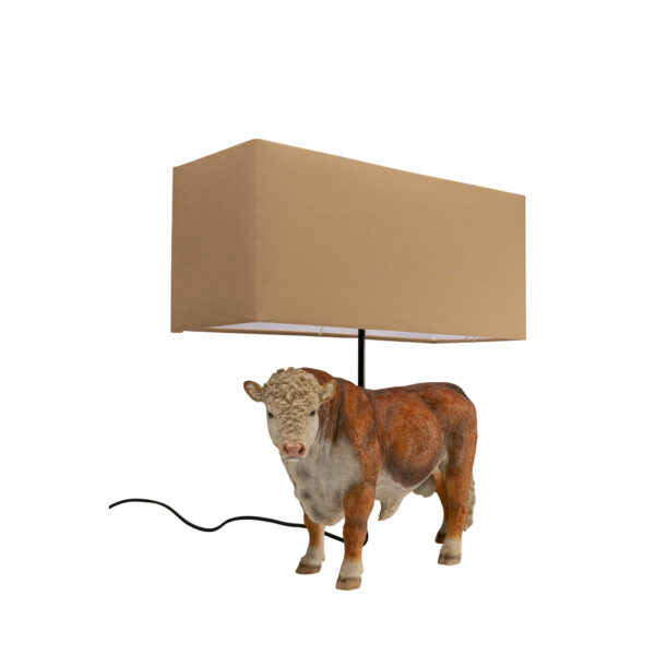 Tafellamp Animal Cow 51cm Kare Design Tafellamp 56879