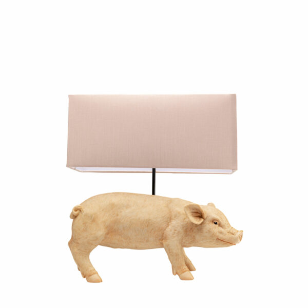 Tafellamp Animal Pig 50cm Kare Design Tafellamp 56880