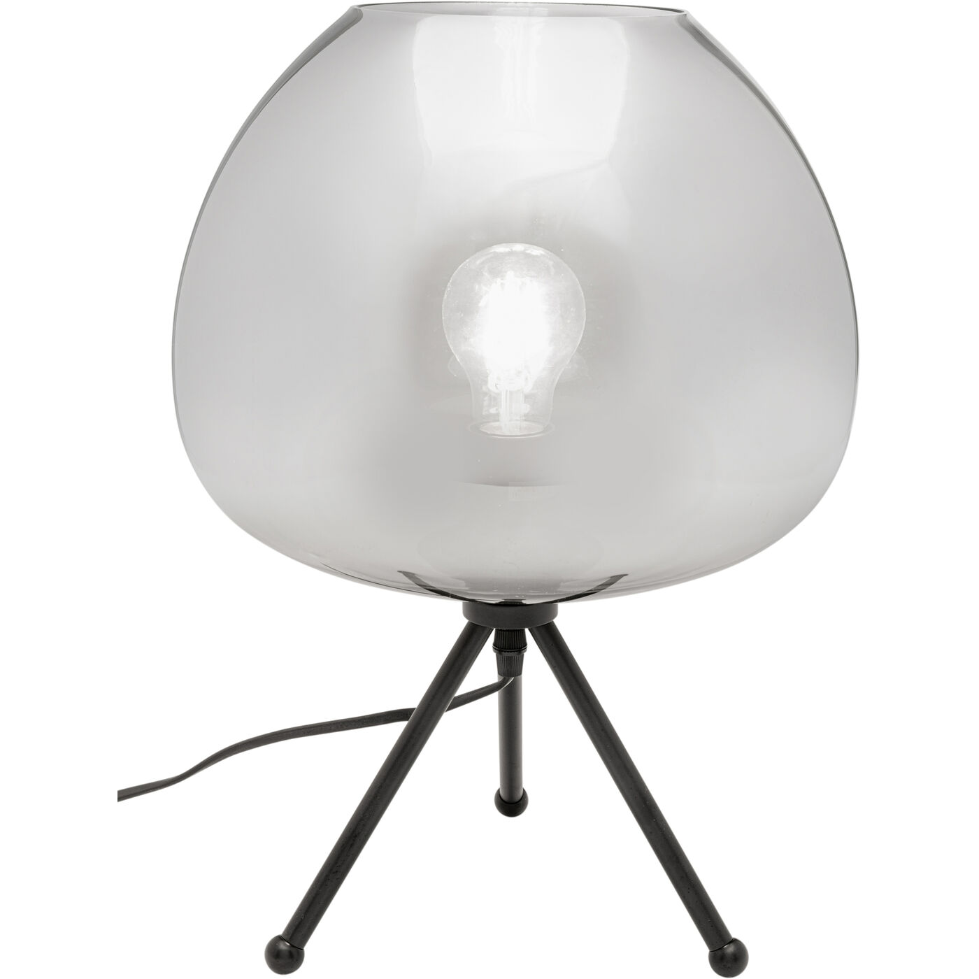 Tafellamp Sphere Smoke 43cm Kare Design Tafellamp 56694