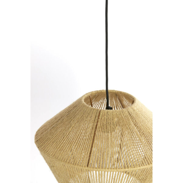 Hanglamp Fugia - Jute Licht Groen Light & Living Hanglamp 2975876