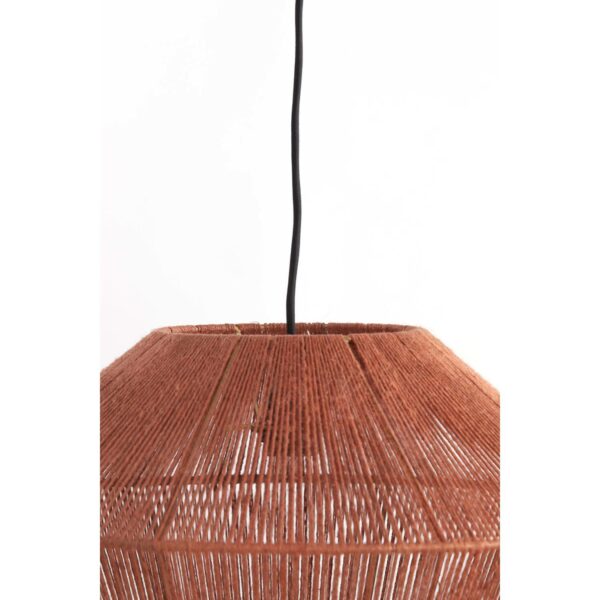 Hanglamp Fugia - Jute Steenrood Light & Living Hanglamp 2975817