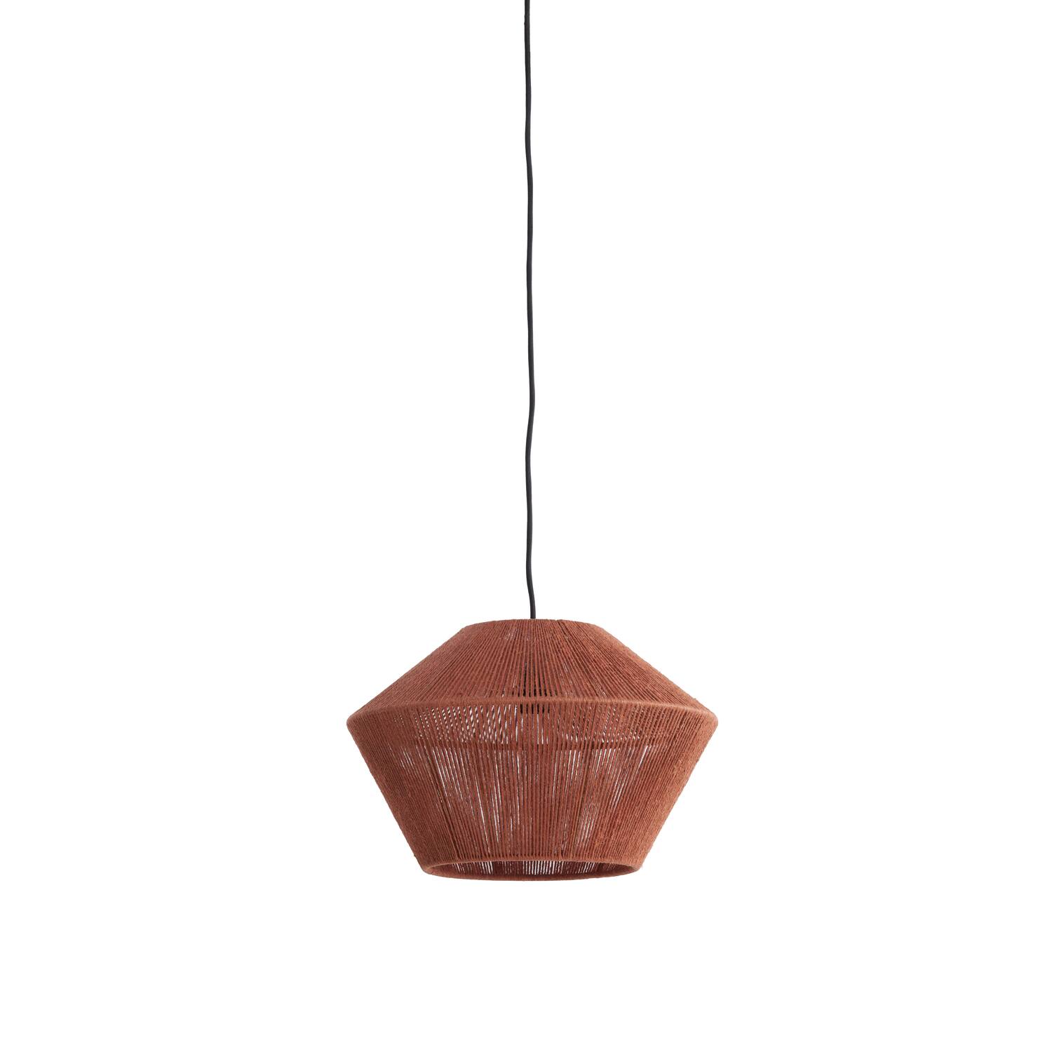 Hanglamp Fugia - Jute Steenrood Light & Living Hanglamp 2975817