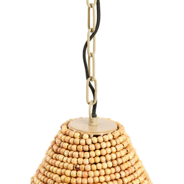 Hanglamp Kabinda - Kralen Naturel Light & Living Hanglamp 2983482