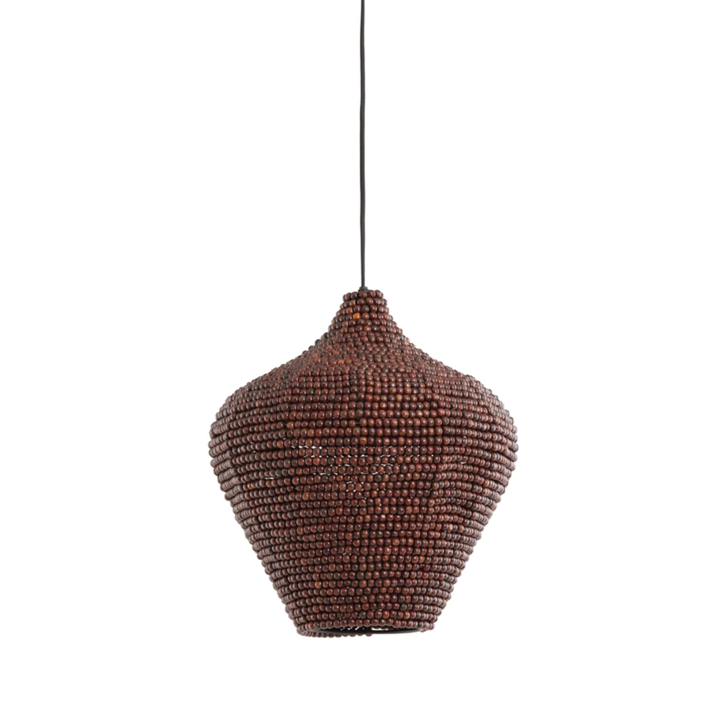 Hanglamp Kalenga - Kralen Donker Bruin Light & Living Hanglamp 2983784