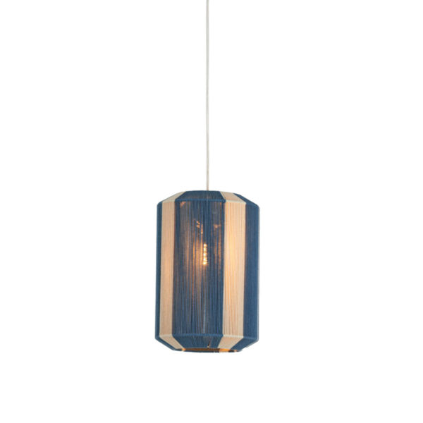 Hanglamp Kozana - Blauw+crème Light & Living Hanglamp 2982672