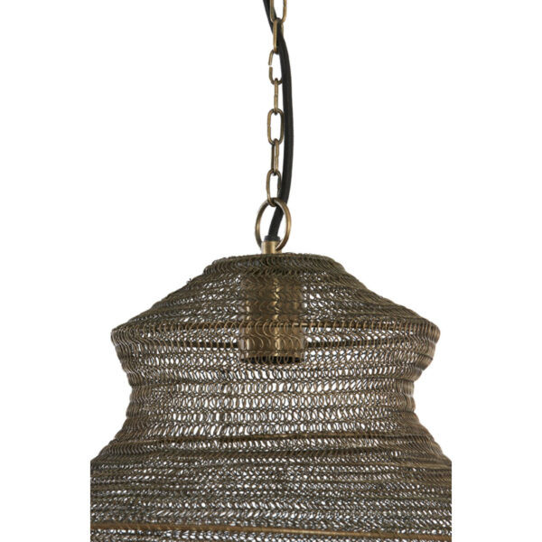 Hanglamp Nakisha - Antiek Brons Light & Living Hanglamp 2973818