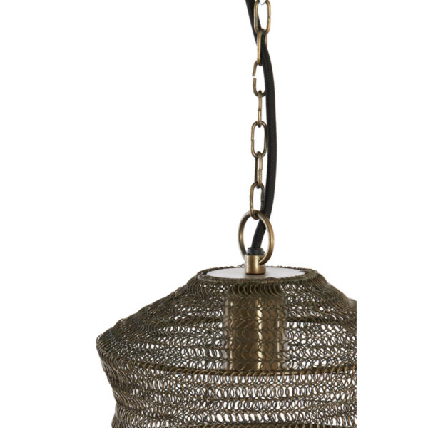 Hanglamp Nakisha - Antiek Brons Light & Living Hanglamp 2973818