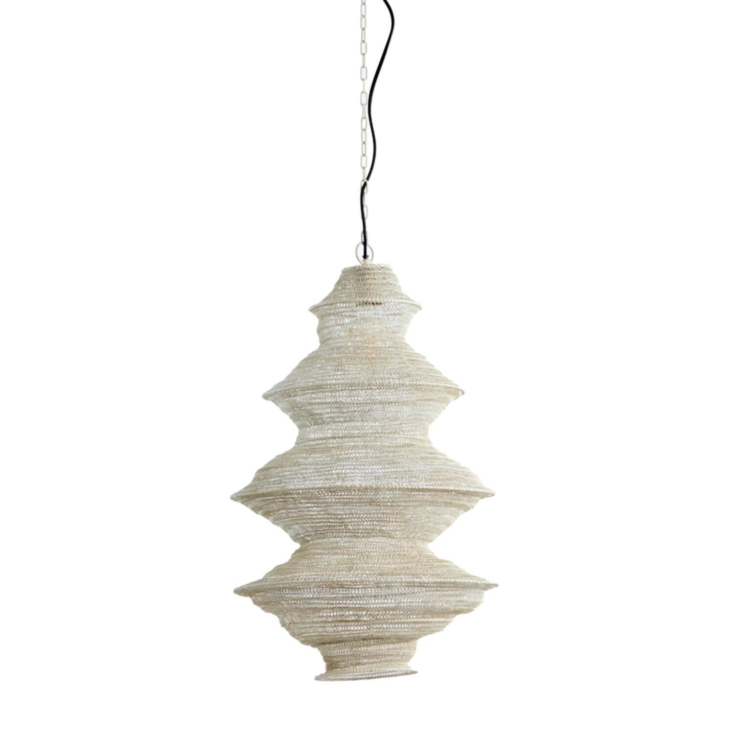 Hanglamp Nakisha - Licht Grijs Light & Living Hanglamp 2973825