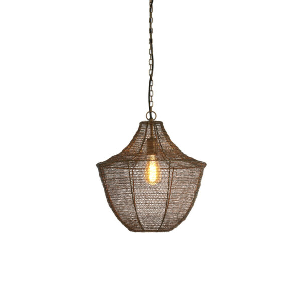 Hanglamp Sharika - Antiek Brons Light & Living Hanglamp 2978518