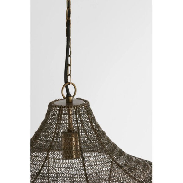 Hanglamp Sharika - Antiek Brons Light & Living Hanglamp 2978518