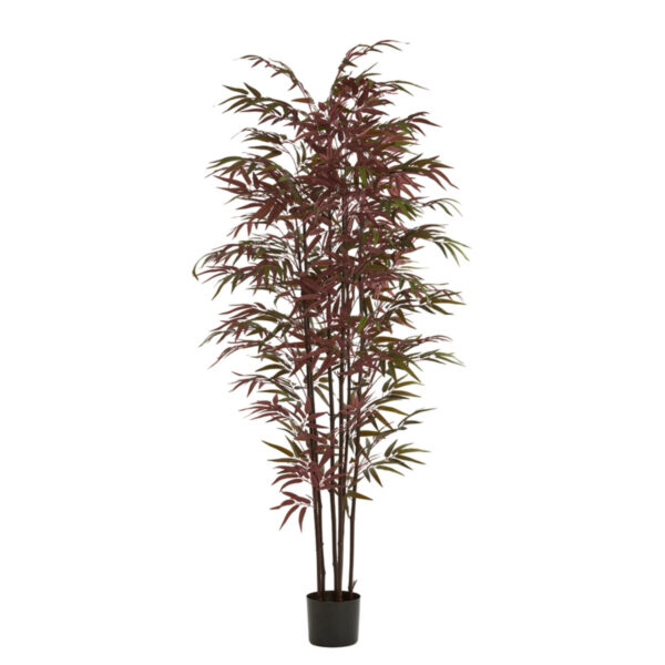 Ornament Bamboo - Naturel+groen/rood Light & Living Beeld 7490878