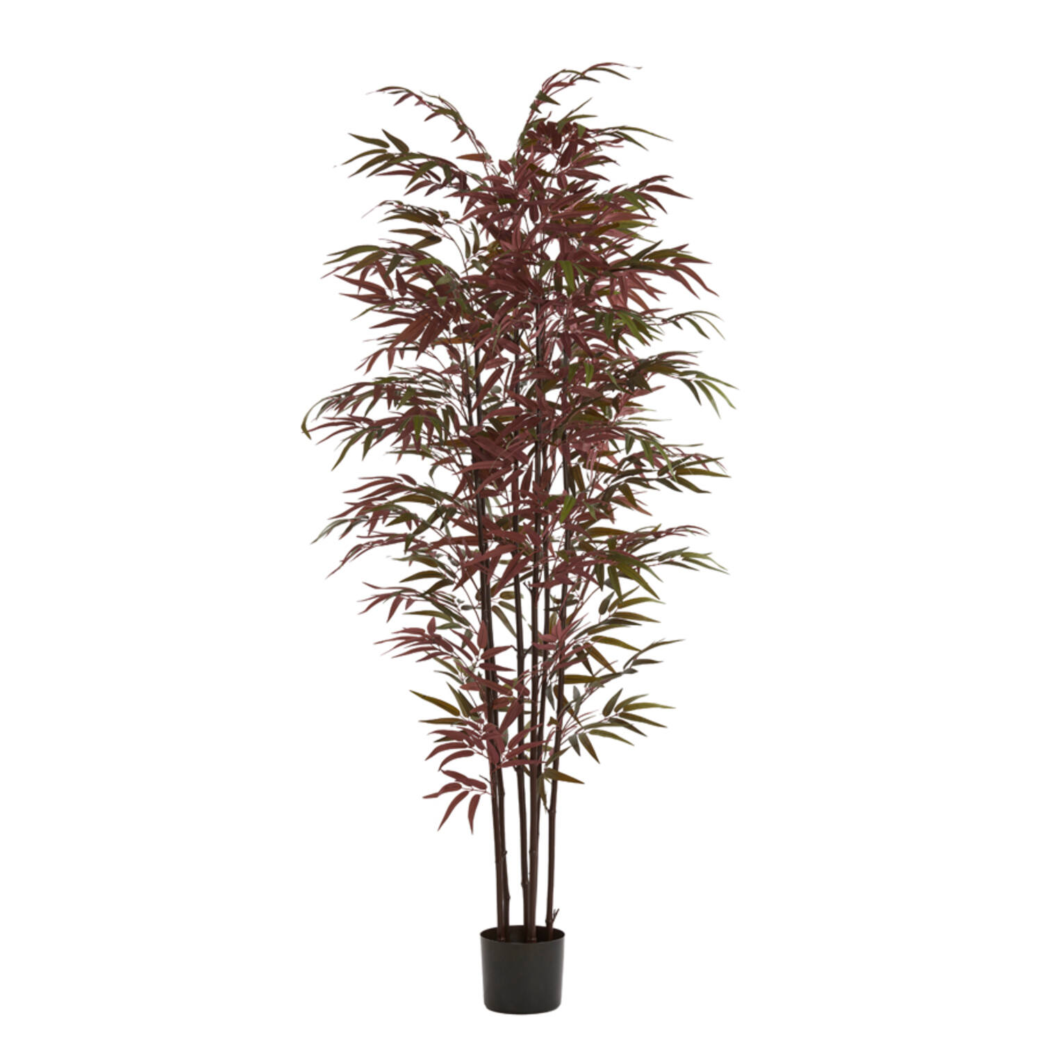 Ornament Bamboo - Naturel+groen/rood