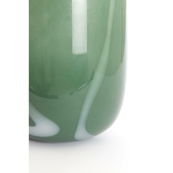 Vaas Kobala - Glas Groen-crème Light & Living Vaas 5803376