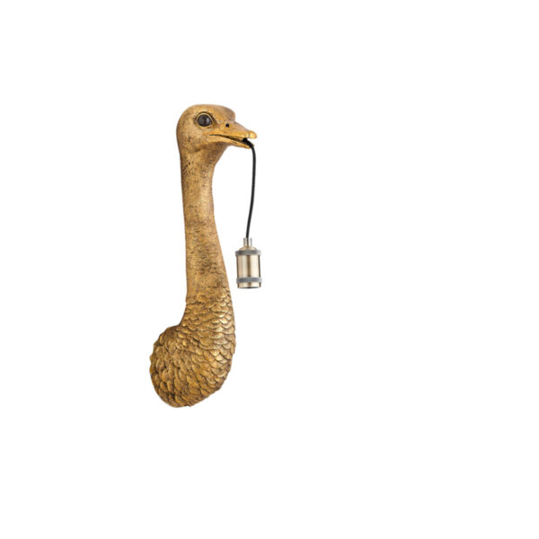 Wandlamp Ostrich - Antiek Brons Light & Living Wandlamp 3123185