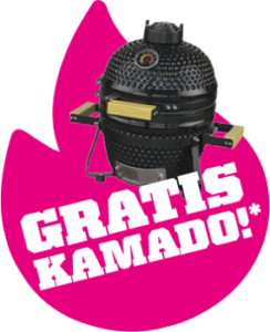 Gratis Kamado button - BBQ Weken