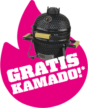 Gratis Kamado button - BBQ Weken