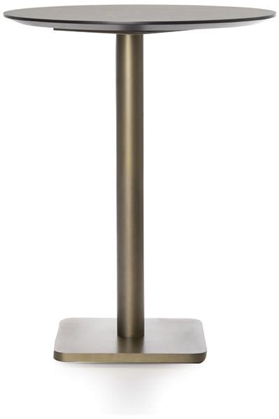 COCO maison Brest bartafel marble light grey D80cm - grijs Goud