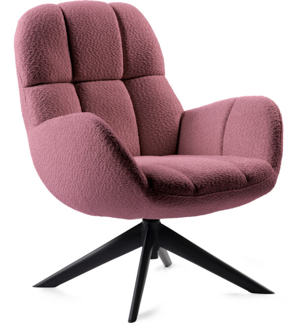 Feelings Wonen meubelen Anne draaifauteuil bordo Naturel Fauteuil