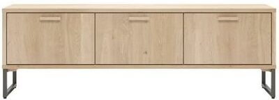 Henders & Hazel Castello lowboard 181 cm - 2-deuren + 1-klep Naturel Tv-meubel|Tv-dressoir