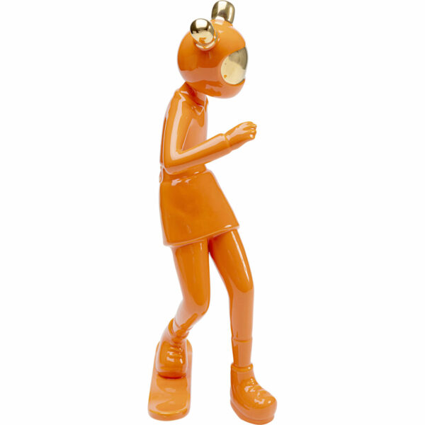 Beeld Skating Astronaut Orange 33cm Kare Design Beeld 54368