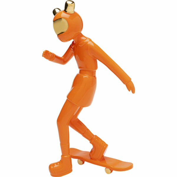 Beeld Skating Astronaut Orange 33cm Kare Design Beeld 54368