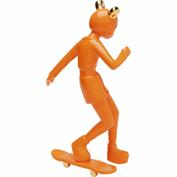 Beeld Skating Astronaut Orange 33cm Kare Design Beeld 54368