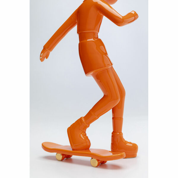 Beeld Skating Astronaut Orange 33cm Kare Design Beeld 54368