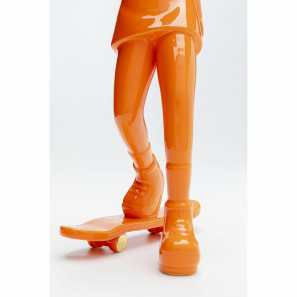 Beeld Skating Astronaut Orange 33cm Kare Design Beeld 54368