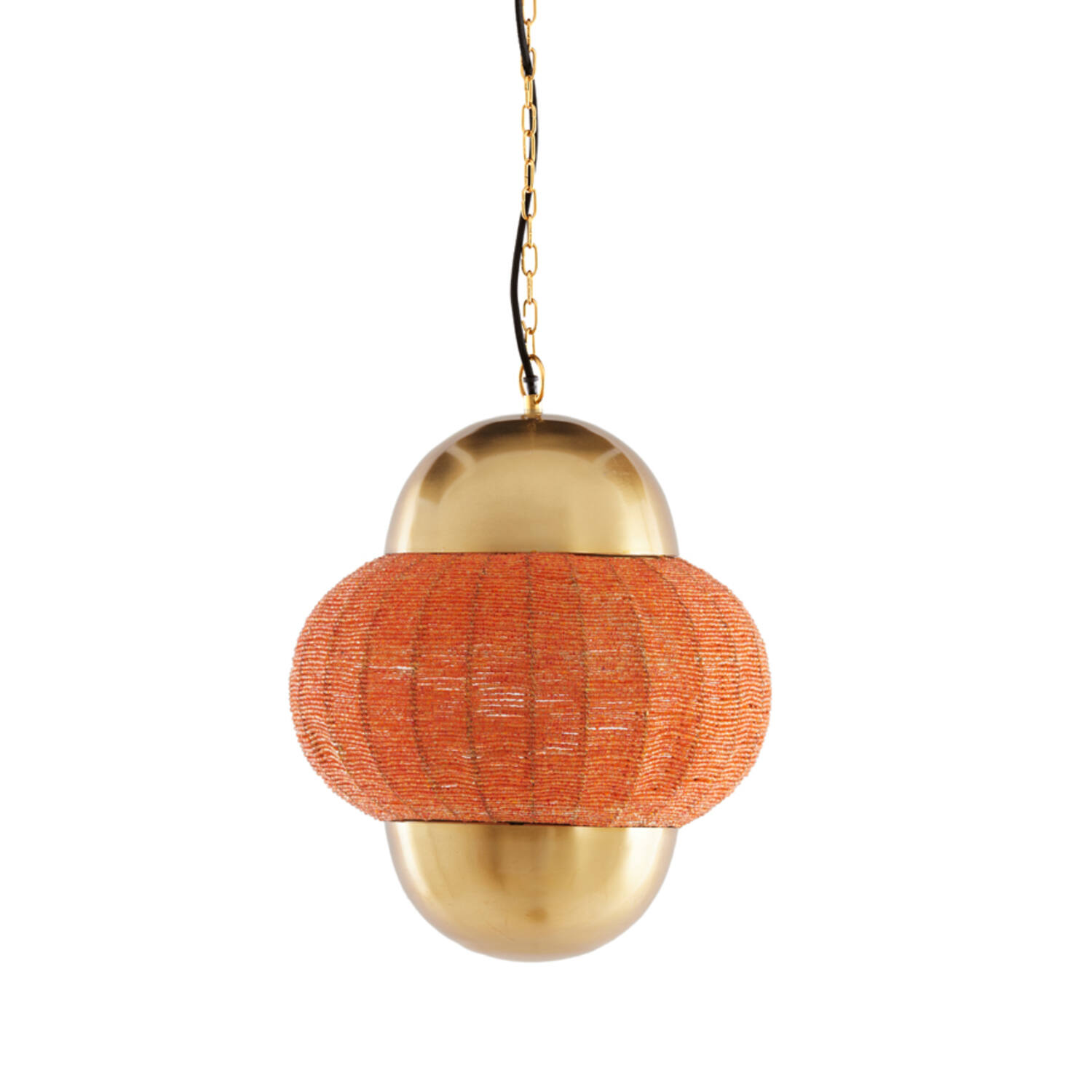 Hanglamp Cetara - Kralen Oranje+brons Light & Living Hanglamp 2983390