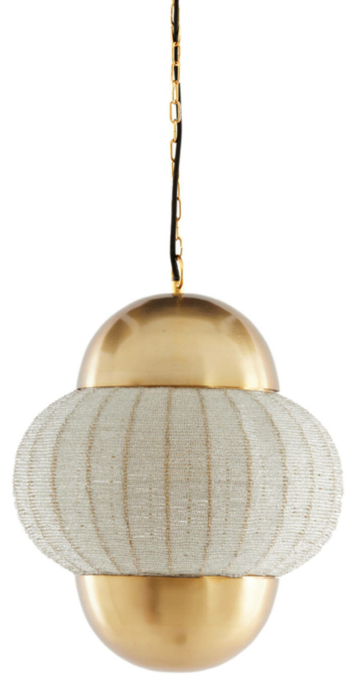 Hanglamp Cetara - Kralen Zilver+brons Light & Living Hanglamp 2983323