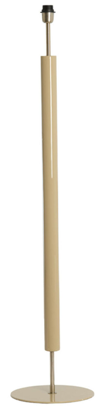 Vloerlamp Kulai - Glanzend Beige+nikkel Light & Living Vloerlamp 8216613