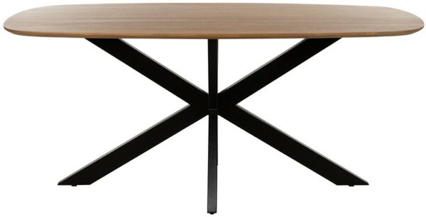 Eetkamertafel Deens Ovaal 180, Mango Smooth Natural - Akagi Table Collection Nijwie Eettafel AKG.DT.4053