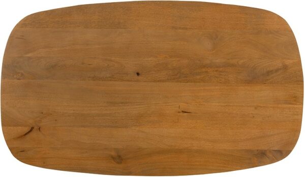 Salontafel Deens Ovaal 120, Mango Smooth Natural - Akagi Table Collection Nijwie Salontafel AKG.CT.4051