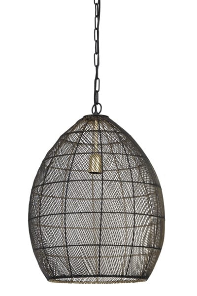 Profijt Meubel Hanglamp Merrit zwart Zwart Hanglamp