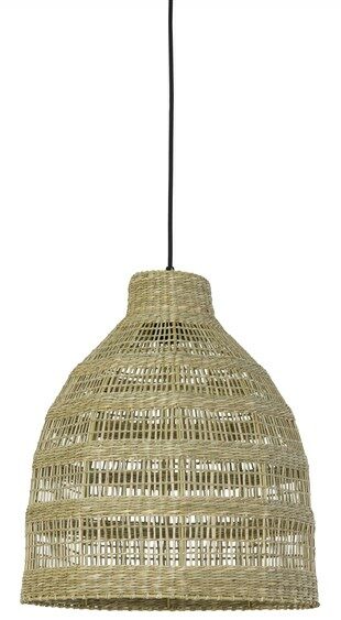 Profijt Meubel Hanglamp Seegras 38x43 cm Naturel Hanglamp