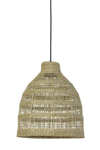 Profijt Meubel Hanglamp Seegras 38x43 cm Naturel Hanglamp