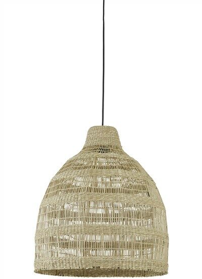 Profijt Meubel Hanglamp Seegras 50x57 cm Naturel Hanglamp