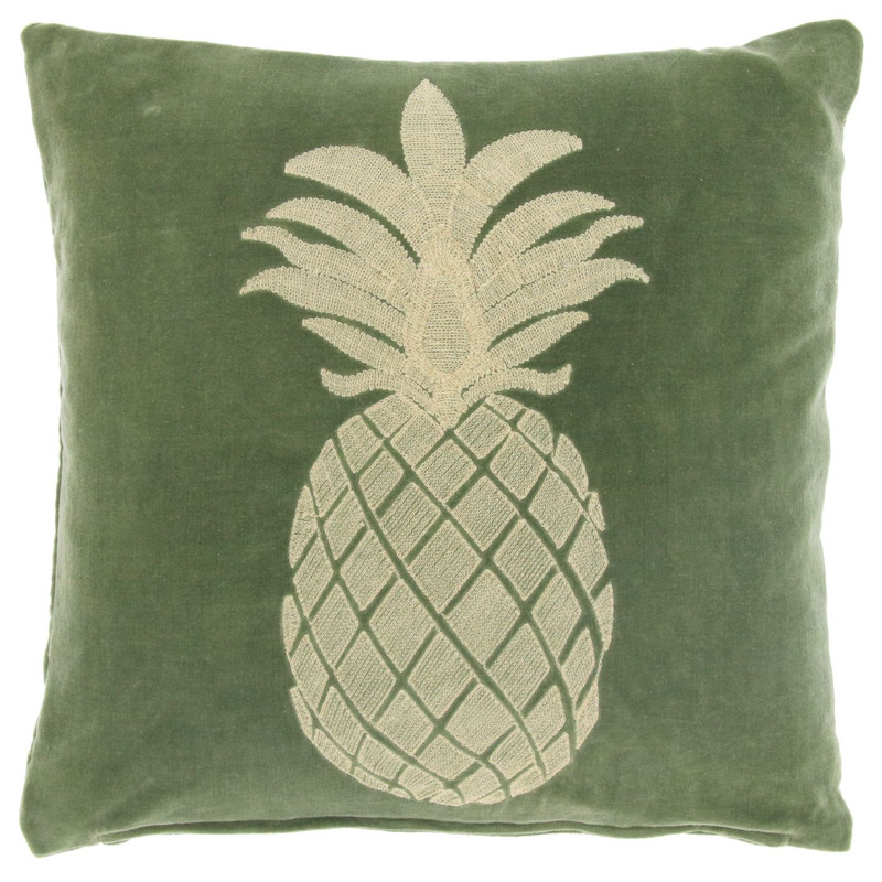 Pronto Wonen Sierkussen Gorduno ananas 45x45cm groen Groen Sierkussen