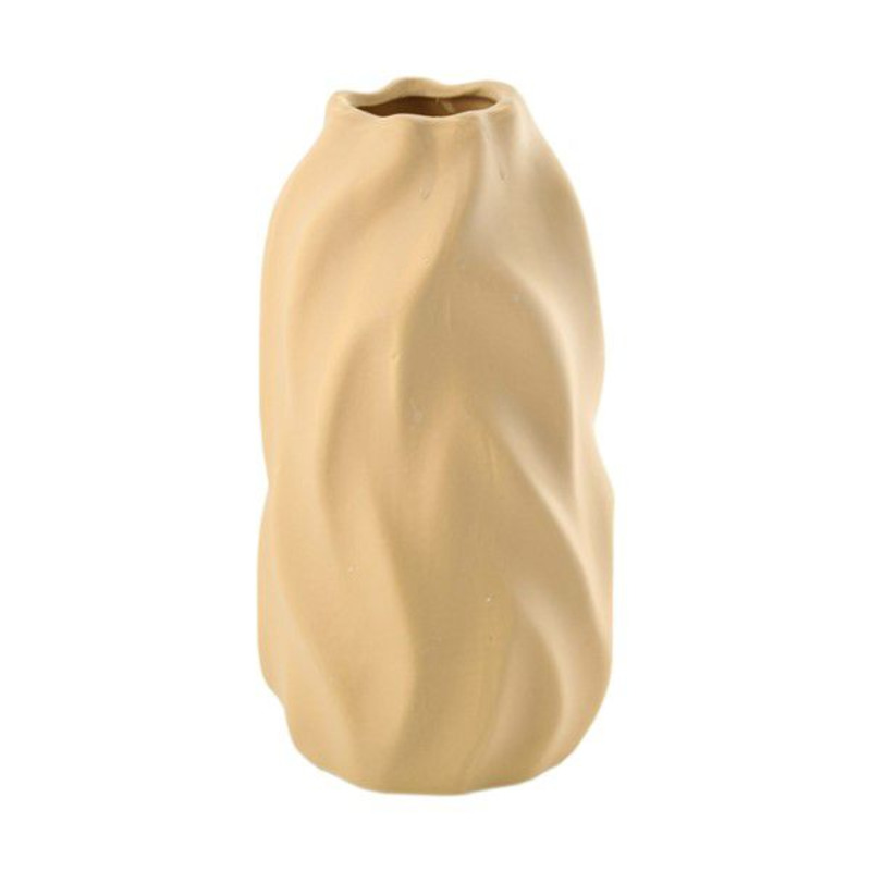 Pronto Wonen Vaas Finio S beige Beige|Wit Woonaccessoire