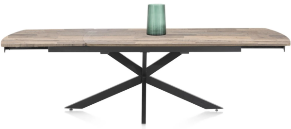 Henders & Hazel Pavalon uitschuiftafel 170 (+ 60) x 100 cm - driftwood Naturel|Bruin Eettafel