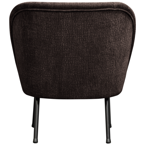 BePureHome Vogue fauteuil 3d chenille donkerbruin Bruin Fauteuil