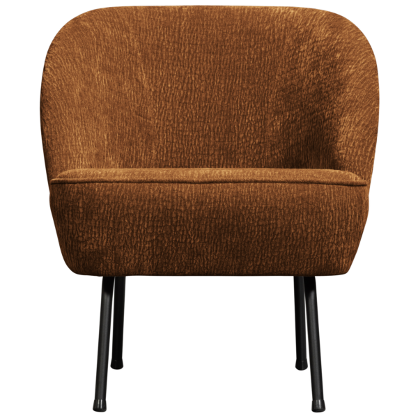 BePureHome Vogue fauteuil 3d chenille midden bruin Bruin Fauteuil