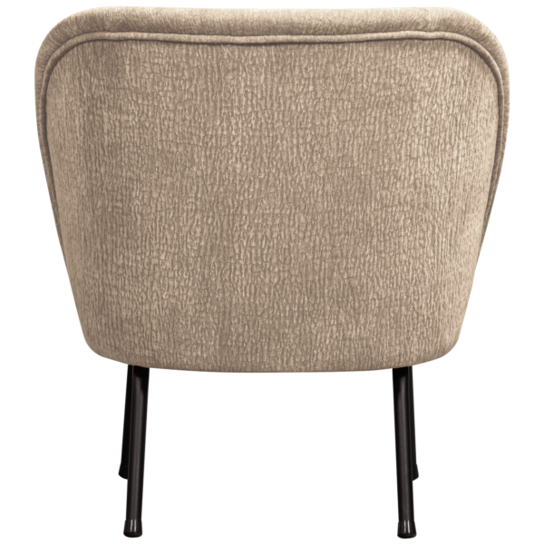 BePureHome Vogue fauteuil 3d chenille zand Beige|Bruin Fauteuil