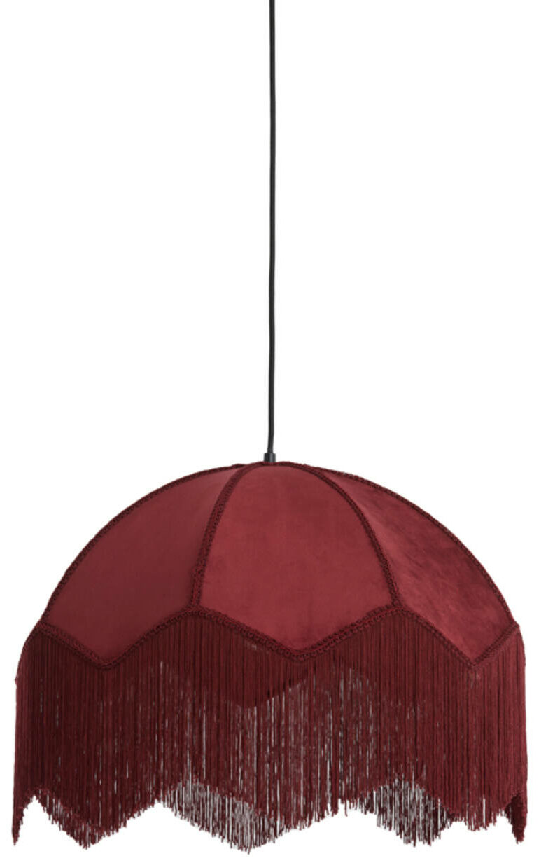 Hanglamp Malacia - Velvet Bordeaux Light & Living Hanglamp 2986417